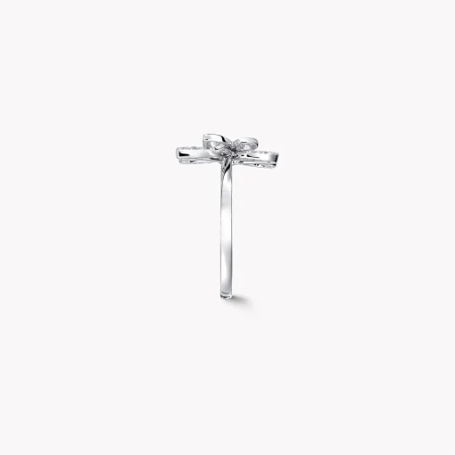 Graff Butterfly Silhouette Diamond Mini Ring^ White Gold|Butterfly