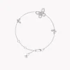 Graff Butterfly Silhouette Diamond Mini Bracelet^ White Gold|Butterfly