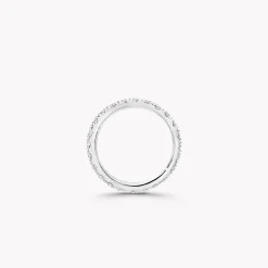 Graff Castle Set Round Diamond Wedding Band^ Eternity Rings|For Her