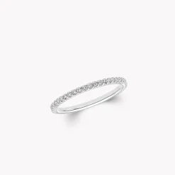 Graff Castle Set Round Diamond Wedding Band^ Eternity Rings|For Her