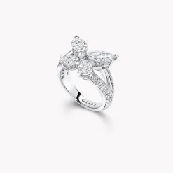 Graff Classic Butterfly Diamond Ring^ White Diamond|Butterfly