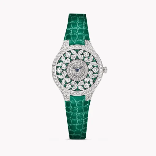 Graff Classic Butterfly Diamond and Emerald Watch^ Watches|Emerald