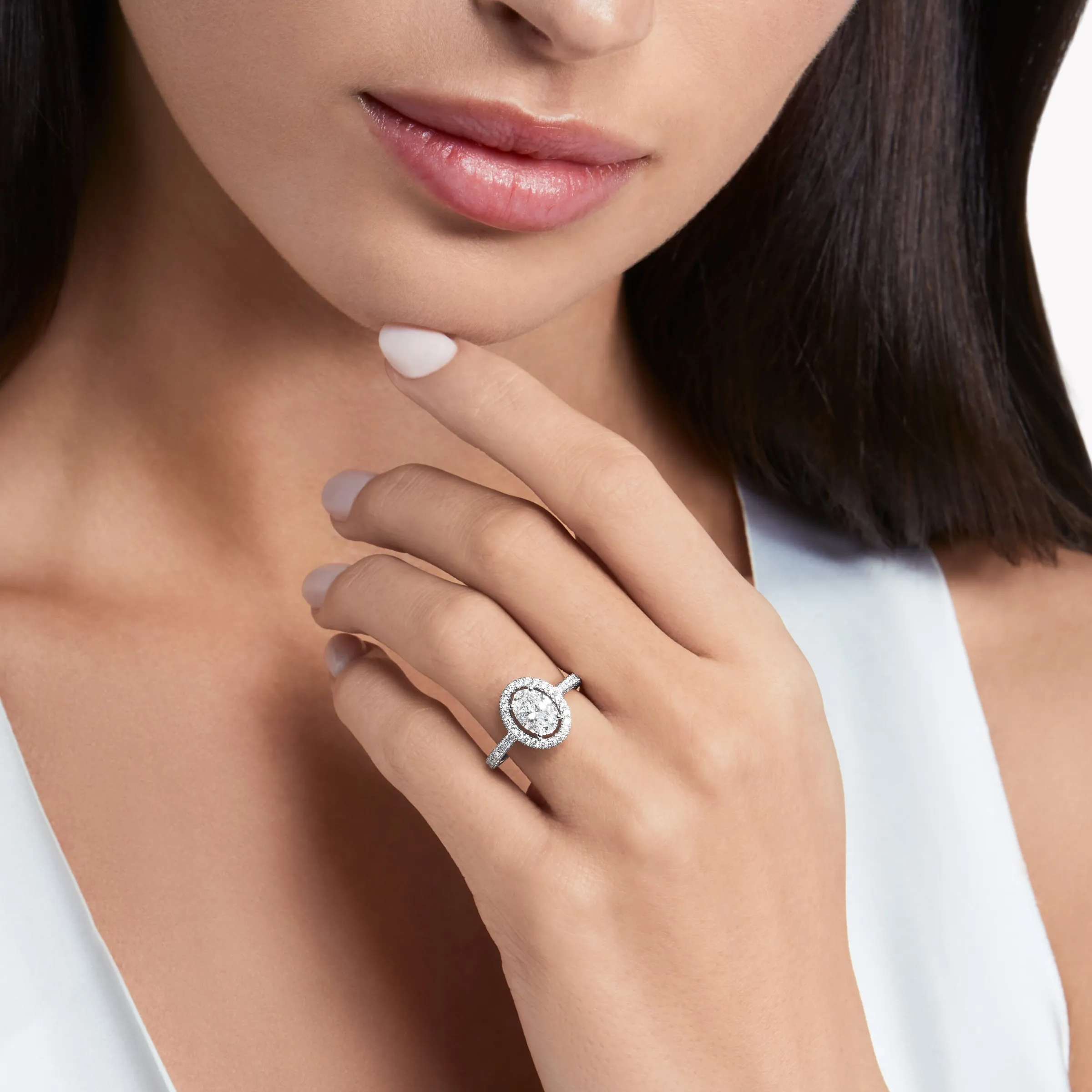 Graff Constellation Oval Diamond Engagement Ring^ Oval|Constellation