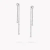 Graff Diamond Double Strand Earrings^ Bridal Jewelry|White Diamond