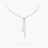 Graff Diamond Double Strand Knot Necklace^ Bridal Jewelry|White Diamond