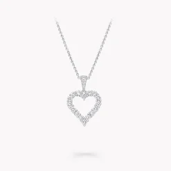Graff Diamond Heart Silhouette Pendant^ Classic Graff|Necklaces & Pendants