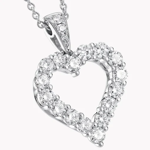 Graff Diamond Heart Silhouette Pendant^ Classic Graff|Necklaces & Pendants