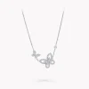 Graff Double Butterfly Silhouette Diamond Pendant^ White Gold|Necklaces & Pendants