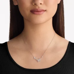 Graff Double Butterfly Silhouette Diamond Pendant^ White Gold|Necklaces & Pendants