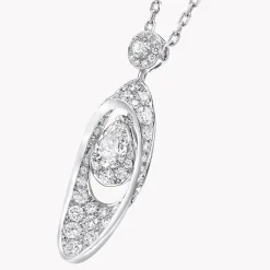 Graff Gateway Pear Shape Diamond Pendant^ White Diamond|Tribal
