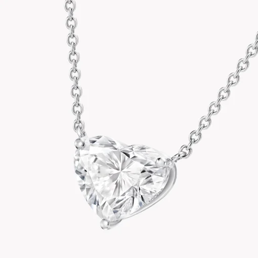 Graff Heart Shape Diamond Pendant^ Bridal Jewelry|Platinum