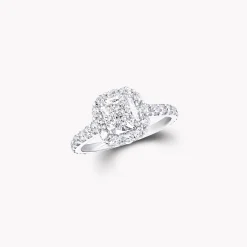 Graff Icon Cushion Cut Diamond Engagement Ring^ Cushion|Icon
