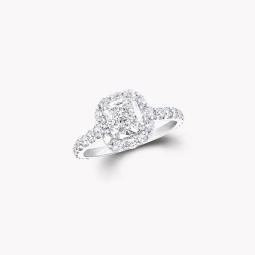 Graff Icon Cushion Cut Diamond Engagement Ring^ Cushion|Icon