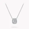 Graff Icon Emerald Cut Diamond Pendant^ Bridal Jewelry|White Diamond