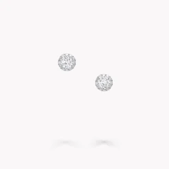 Graff Icon Round Diamond Stud Earrings^ White Diamond|Icon