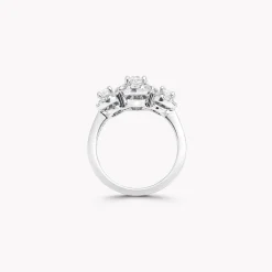 Graff Icon Three Stone Oval Diamond Engagement Ring^ Oval|Icon