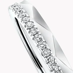 Graff Laurence Signature Diamond and Gold Band^ White Gold|White Diamond