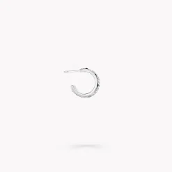 Graff Laurence Signature Pavé Diamond Hoop Earrings^ White Gold|Earrings