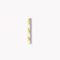 Graff Laurence Signature Diamond and Gold Band^ Yellow Gold|White Diamond