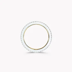Graff Laurence Signature Diamond and Gold Band^ Yellow Gold|White Diamond