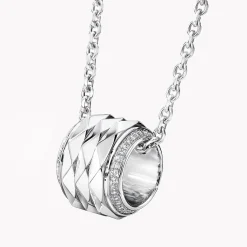 Graff Laurence Signature Spinning Diamond Pendant^ Bridal Jewelry|White Gold