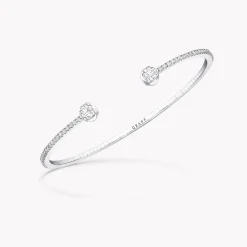 Graff Laurence Signature Open Diamond Bangle^ Bridal Jewelry|White Gold