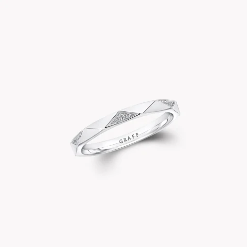 Graff Laurence Signature Faceted Diamond Wedding Band^ For Him|For Her