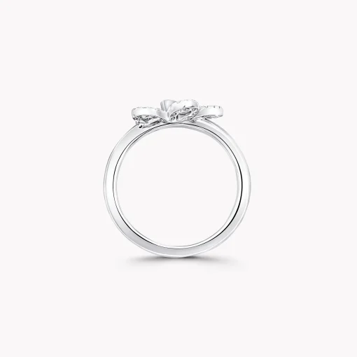 Graff Mini Butterfly Silhouette Diamond Ring^ White Gold|Butterfly