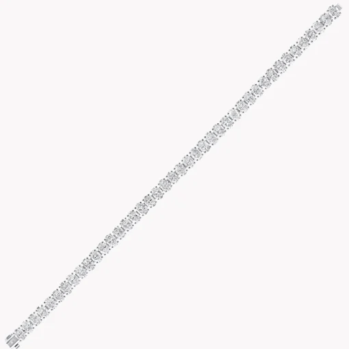 Graff Oval Cut Diamond Bracelet^ White Gold|White Diamond