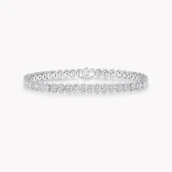 Graff Oval Cut Diamond Bracelet^ Bridal Jewelry|White Gold