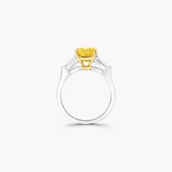 Graff Promise Emerald Cut Yellow Diamond Engagement Ring^ Emerald|Promise