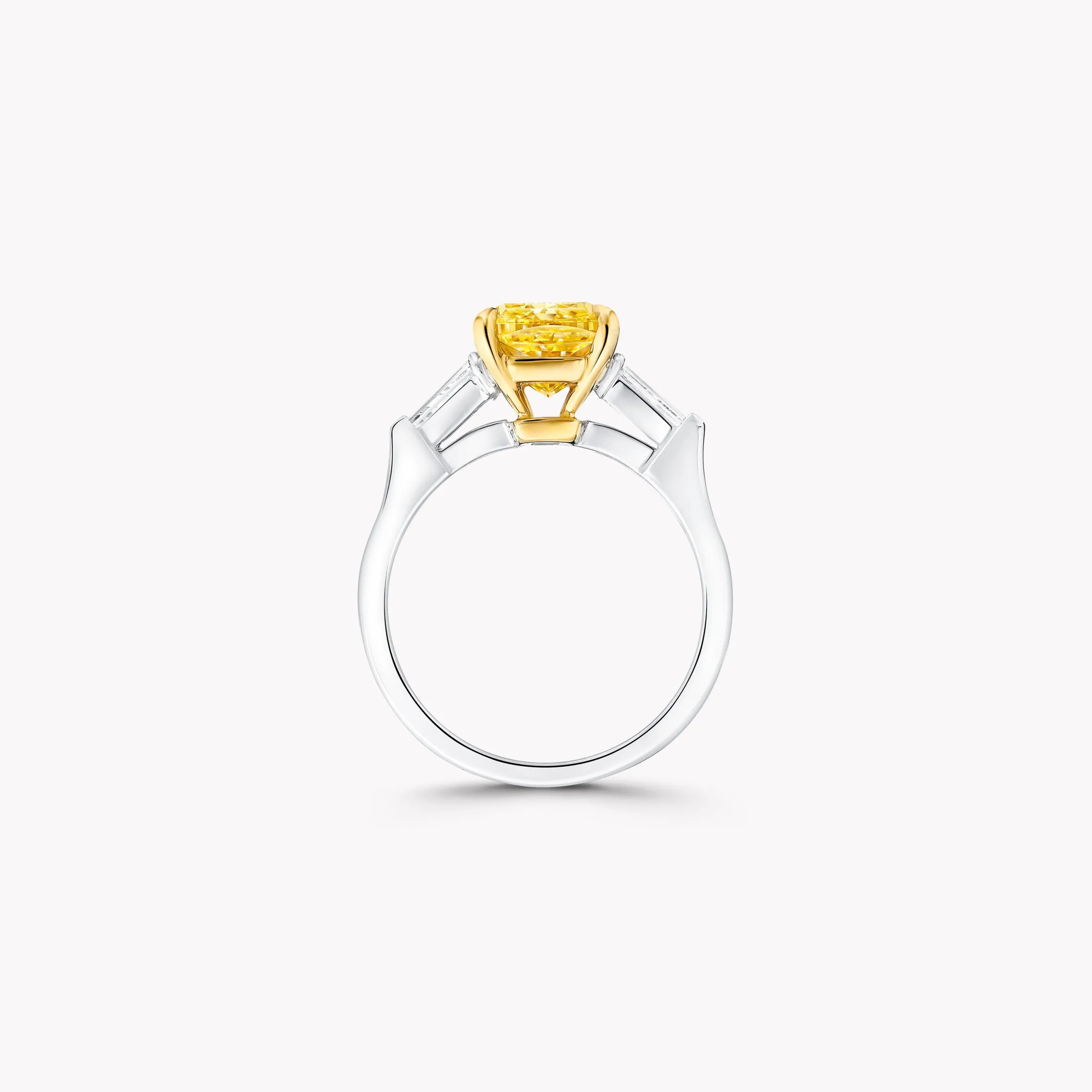 Graff Promise Emerald Cut Yellow Diamond Engagement Ring^ Emerald|Promise