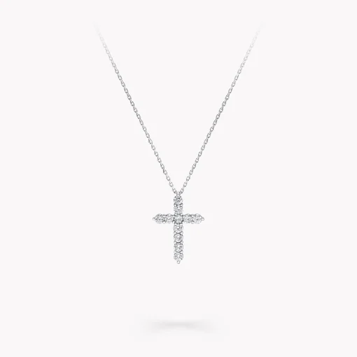 Graff Round Diamond Cross Mini Pendant^ Classic Graff|Men's Jewelry