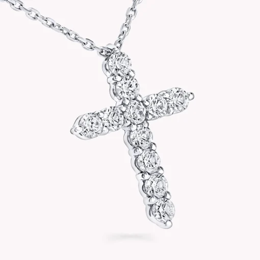 Graff Round Diamond Cross Mini Pendant^ Classic Graff|Men's Jewelry