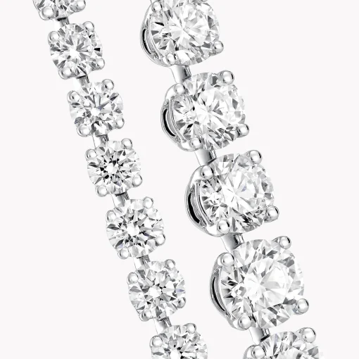 Graff Round Diamond Necklace^ Bridal Jewelry|White Diamond