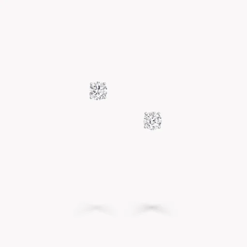 Graff Round Diamond Stud Earrings^ Bridal Jewelry|Platinum