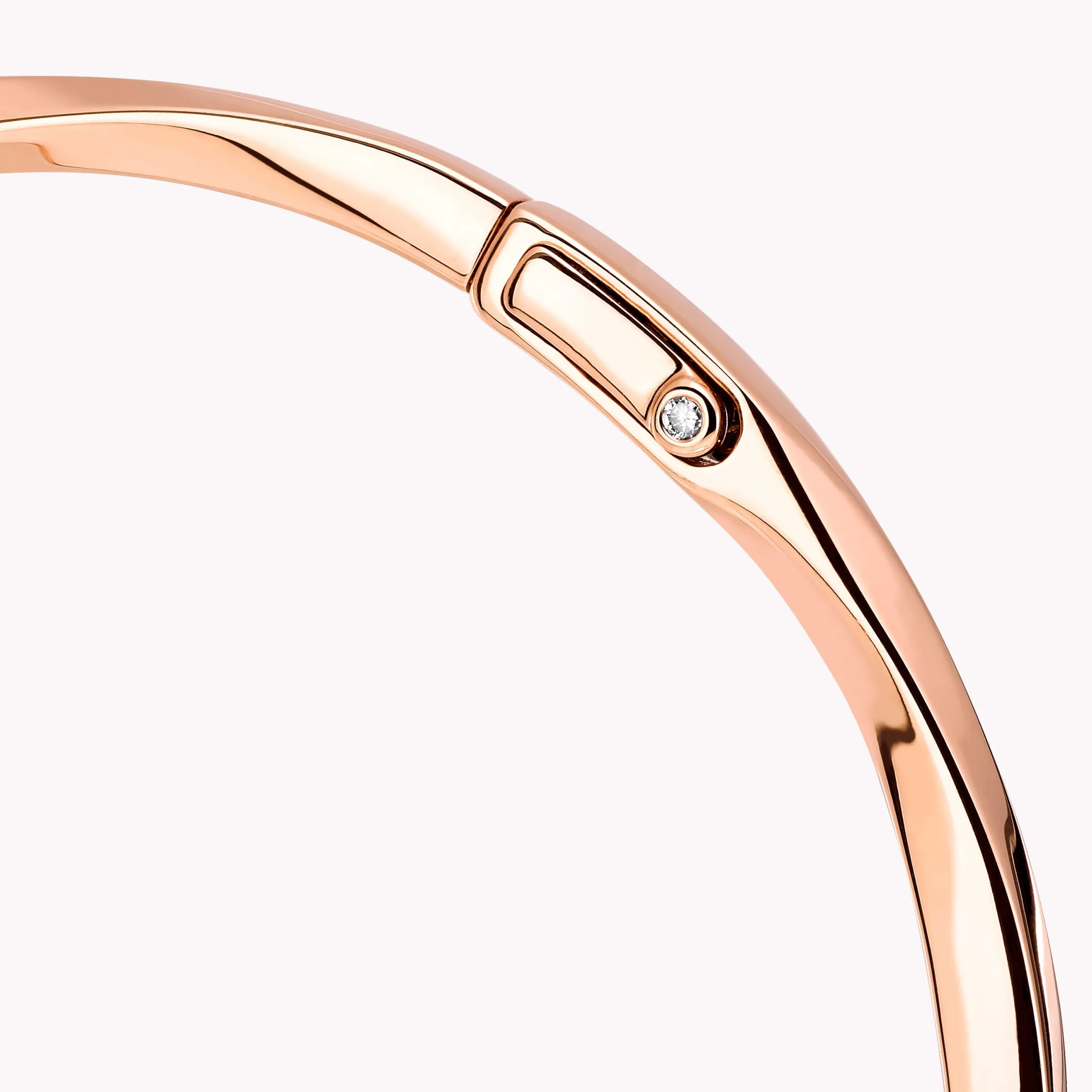 Graff Spiral Bangle^ Rose Gold|Spiral