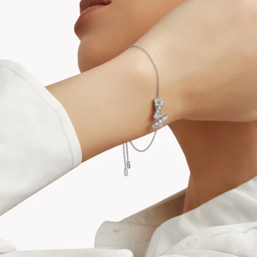 Graff Threads Diamond Mini Bracelet^ White Gold|Threads