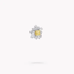 Graff Threads Yellow and White Diamond Stud Earrings^ Bridal Jewelry|Yellow Diamond