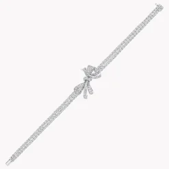 Graff Tilda’s Bow Classic Diamond Double Strand Bracelet^ Bridal Jewelry|White Diamond