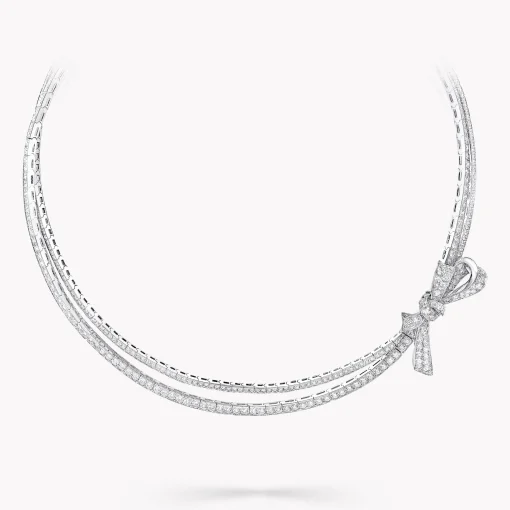 Graff Tilda’s Bow Diamond Necklace^ White Diamond|Bridal Jewelry