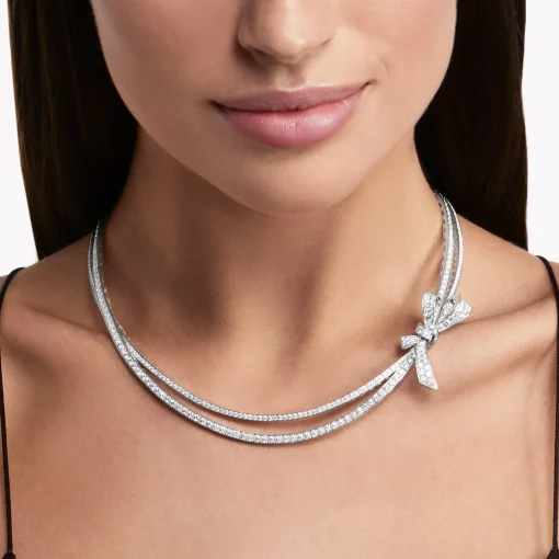 Graff Tilda’s Bow Diamond Necklace^ White Diamond|Bridal Jewelry