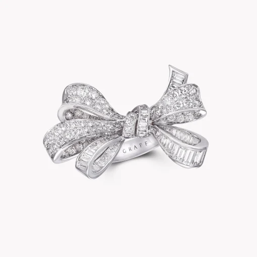 Graff Tilda's Bow Double Knot Diamond Ring^ White Gold|Tilda's Bow
