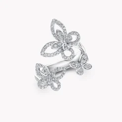 Graff Triple Butterfly Silhouette Diamond Ring^ Butterfly|Rings