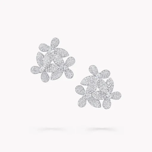 Graff Triple Pavé Butterfly Diamond Earrings^ Bridal Jewelry|Butterfly