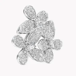 Graff Triple Pavé Butterfly Diamond Earrings^ Bridal Jewelry|Butterfly