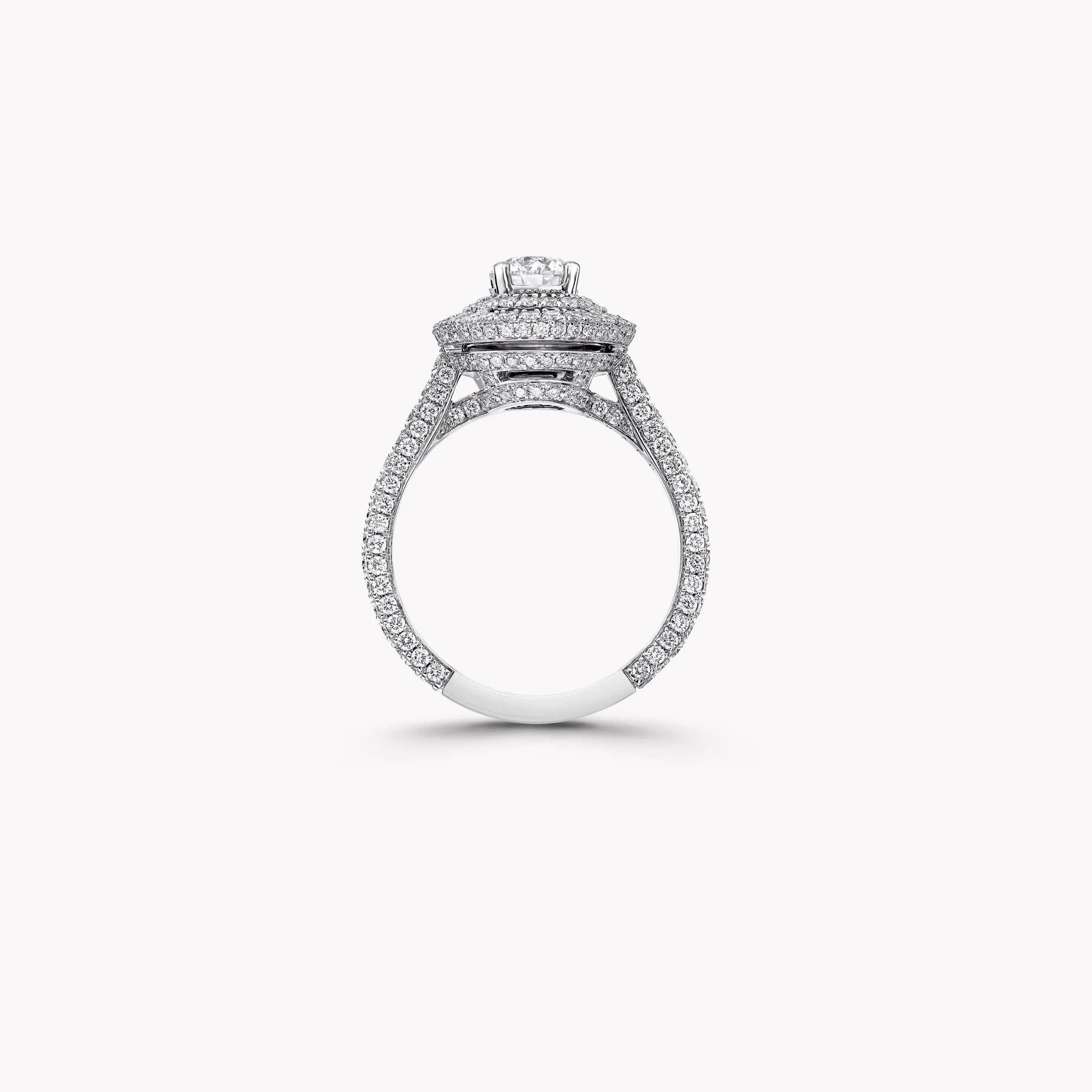 Graff Twin Constellation Round Diamond Engagement Ring^ Round|Constellation