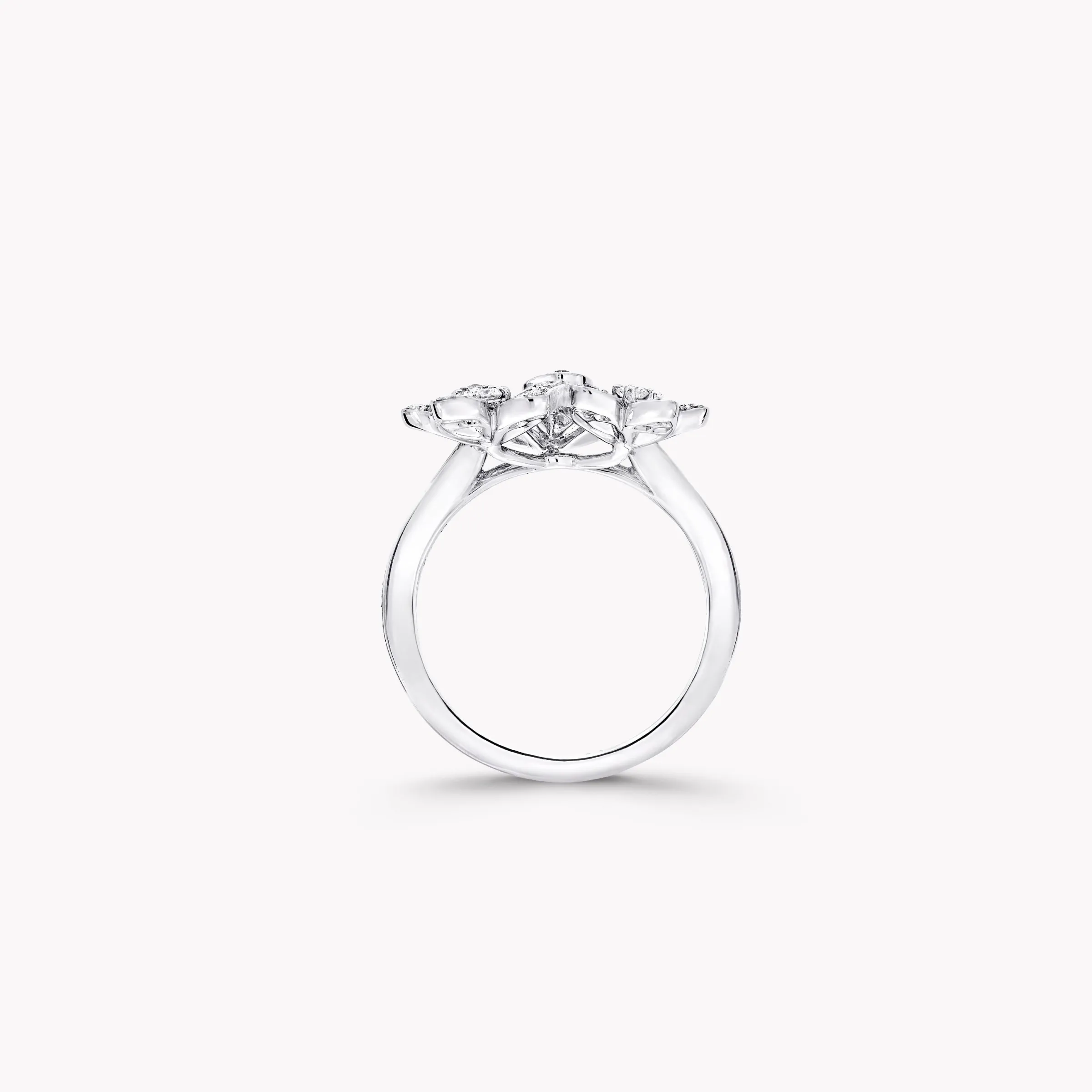 Graff Wild Flower Diamond Cluster Ring^ White Gold|Wild Flower
