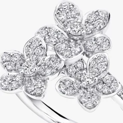 Graff Wild Flower Diamond Cluster Ring^ White Gold|Wild Flower