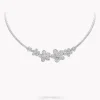 Graff Wild Flower Diamond Necklace^ White Gold|White Diamond